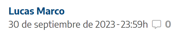 fecha de publicación 2